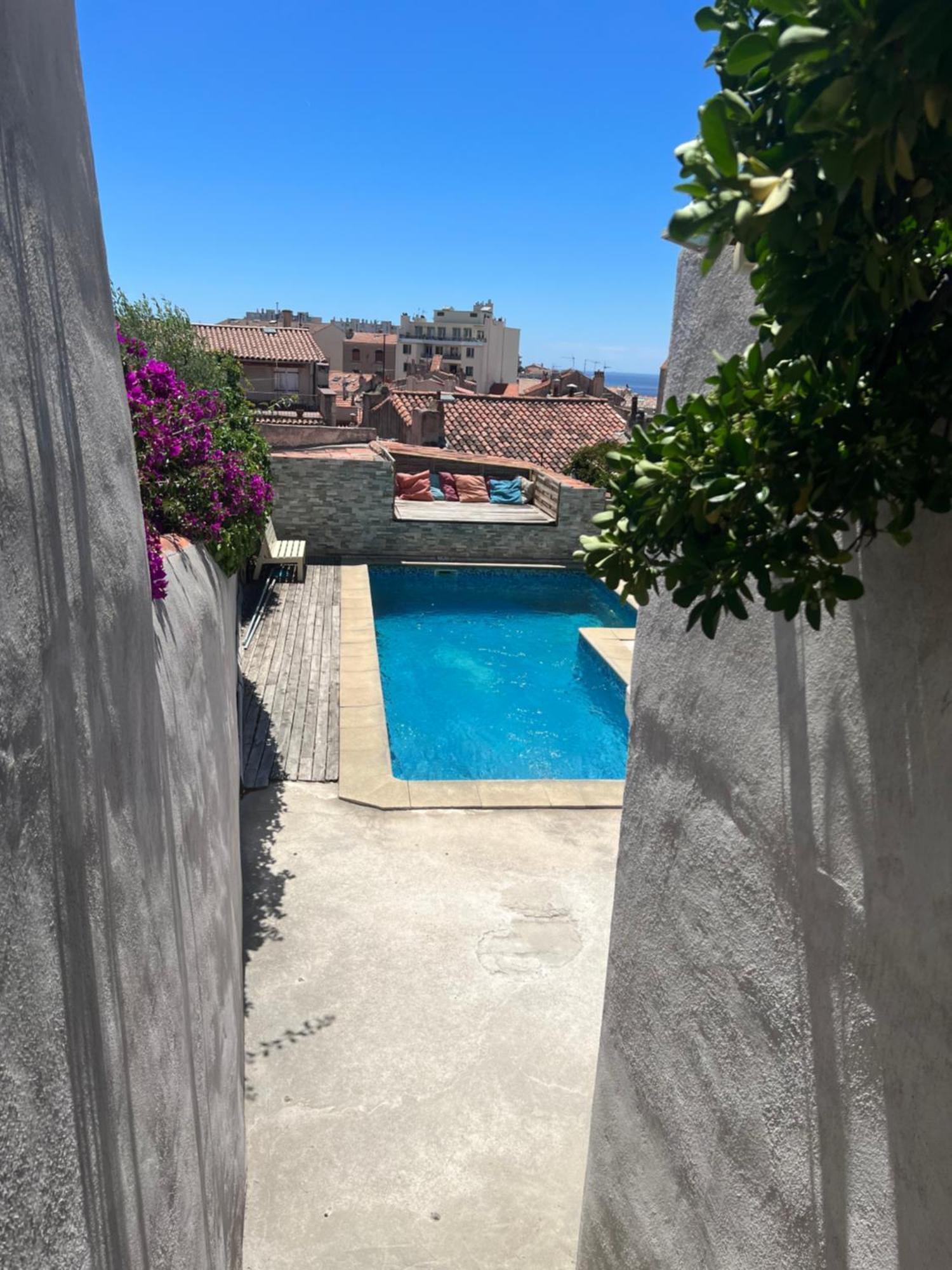 Appartamento Pour 4 face à la piscine Marsiglia Esterno foto