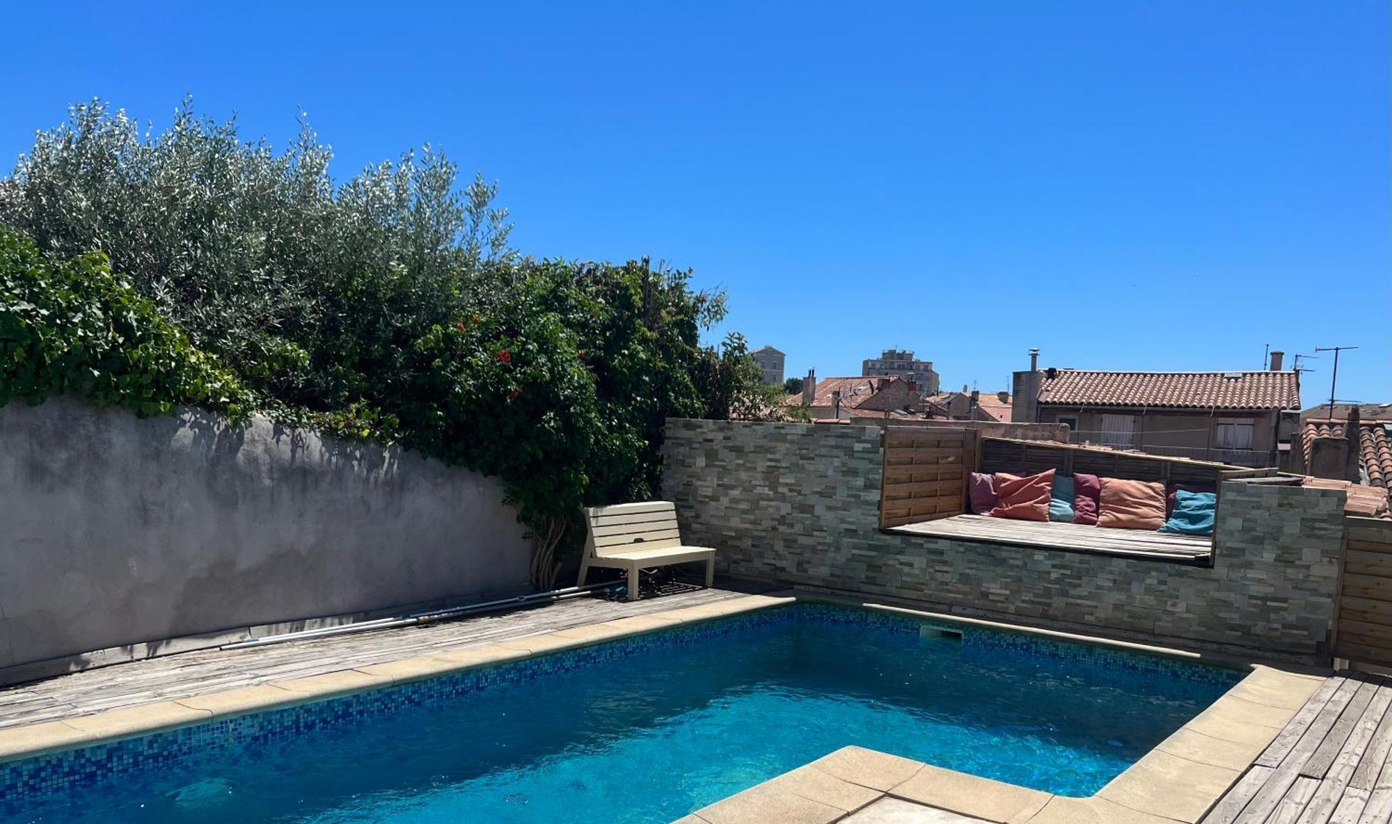 Appartamento Pour 4 face à la piscine Marsiglia Esterno foto